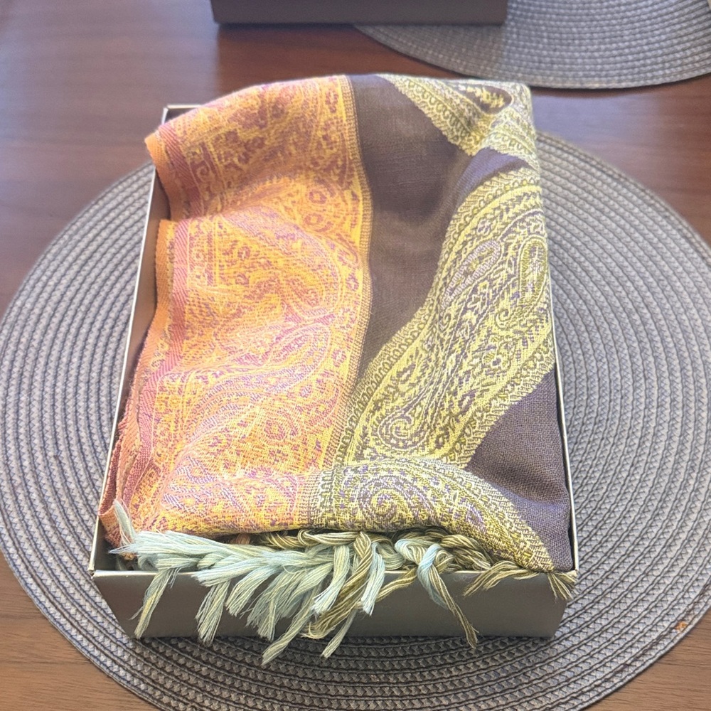 Paisley Patterned Scarf/ shawl